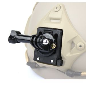 หมวกกันน็อคยุทธวิธีอะแดปเตอร์ขาตั้งกล้องด้านหน้าติดตั้ง Mount สําหรับ GoPro HERO Airsoft HELMET อุปกรณ์เสริม