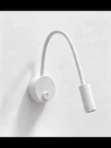 LED Wall Reading Light Flexible Convenient Energy Saving LED Light Source Flexible Gooseneck Low Power Consumption Eye-Caring Light