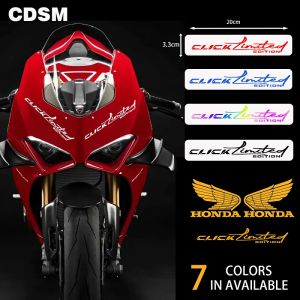 สติกเกอร์ฮอนด้าคลิก V2 V3ป้ายไวนิลรุ่นลิมิเต็ดสติ๊กเกอร์สะท้อนแสงกันน้ำตกแต่งหมวกกันน็อคแบบคลิกอุปกรณ์ V3 125i