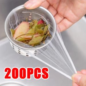 100/200/300pcs Disposable Kitchen Sink Filter Bags / Anti-blocking Drain Garbage Bag / Cleaning Strainers Net