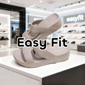 Easyfit Premium Womens Sandals 4.5cm Heel Tsinelas with Cloud-Like EVA Street to Beach Slippers Non-slip Size 35-40