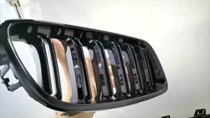 Lưới Tản Nhiệt Trước Kiểu Dáng Xe Hơi Chất Lượng Cao ABS Thiết Kế Hai Thanh Nan Cho BMW F30 F31 F35 2012-2018 320i 325i 328i Phụ Kiện Ô Tô