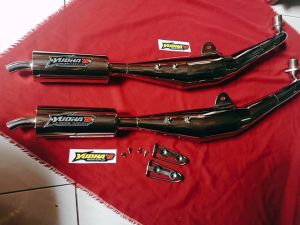 knalpot standar racing fizr force1 fiz r tameng suara garing berkualitas tameng AHM