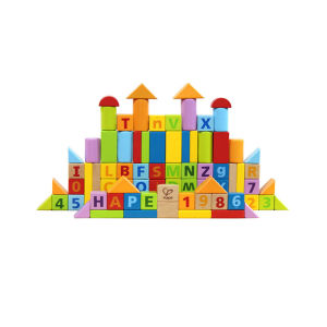 Hape | Educational Wooden Building Blocks 80 Pieces