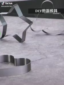 Bộ 4 khuôn tạo hình trứng rán inox tạo hình