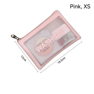 Waterproof Transparent Travel Cosmetic Bag Portable Makeup & Skincare Organizer Pouch
