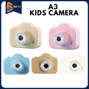 BIZLAB- A3 Kids Mini Digital Camera Front & Back Camera Mini Video Camcorder with 13 Pixels 2 Inch Large Display Screen
