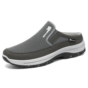Mens Shoes 2026 Spring New Versatile Casual Half Top Single Shoes Comfortable Breathable Odorous Foot Size 39-47
