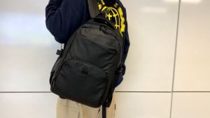 Techdoo Tas Ransel Pria Waterproof Tas Sekolah Outdoor Anti Air Tas Punggung Laptop Tas Ransel Sekolah Daily TR712