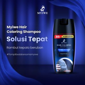 Hair Color Shampoo Penghitam Rambut Uban By My Iwe Shampoo