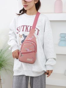 กระเป๋าคาดหน้าอกผู้หญิง Oxford Cloth 2024 กระเป๋าสะพายข้างลำลองสำหรับเดินทาง กระเป๋าคาดหน้าอกแบบสะพายข้างสำหรับเดินทางแบบลำลอง