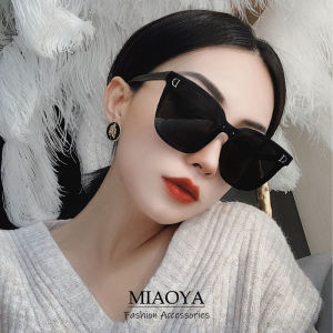 MIAOYA D Letter Trendy Large Frame Sunglasses For Women UV Protection Sunglasses For Couples INS Exquisite Birthday Gift