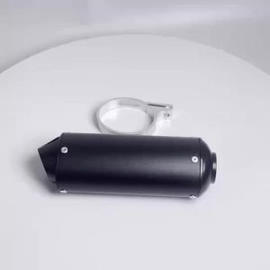 28MM 32MM 38MM Motorcycle Exhaust Muffler Escape Moto Tailpipe for 125 150 160cc Dirt Pit Bike ATV Black Grey Kayo