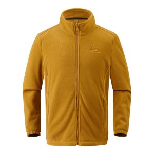 Jeep | Jeep Mens Outdoor Fleece Jacket Thickened Stand Collar Windproof Breathable Wear Resistant Warm Lightweight Anti-static Coat