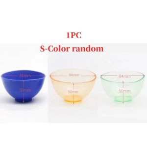 Dental Tool Materials Plaster Mixing Bowl Transparent Leather Colored Plastic Bowl Soft Rubber Bowl for Mixing Plaster