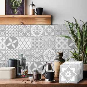 24 Cái/bộ Tự Dính Ngói Dán Tường Bóc & Dán Vinyl Chống Thấm Nước Cho Nhà Bếp Phòng Khách Phòng Ngủ Nhà Backsplash