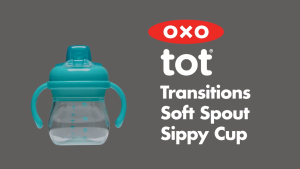 OXO Tot Grow Soft Spout Sippy Cup w/ Removable Handles 6oz - Blossom - - - ( oxotot bottle )