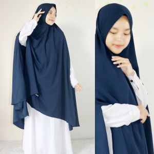 Khimar Handsplit Neci Pad Woolpeach Lux by Yufina