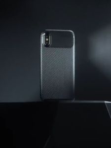 Case Oppo Reno 4 Pro 4F Autofocus Synthetic Silicon Fiber Softcase TPU Protective Carbon