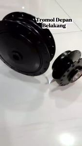 Tromol depan belakang Hitam Mio Orelio