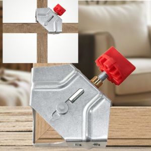 90 Degree Angle Clamp Wooden Cabinet Strong Clamping And Fixing Tool  With Adjustable Swing JawFor Wood Metal Pipe Steel Rod