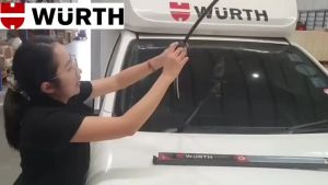 WURTH ใบปัดน้ำฝน รถยนต์ มาตรฐานเยอรมัน wiper blade รุ่นโครงซิลิโคน