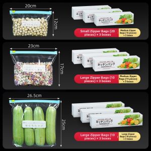 MMZECE | Food-safe Storage Bags for Refrigerator