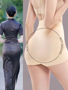 MiiOW | High Waist Shapewear Underwear Womens Tummy Control Briefs Strong Waist Cinching High Waist Silk Panties Flag Dress Photography