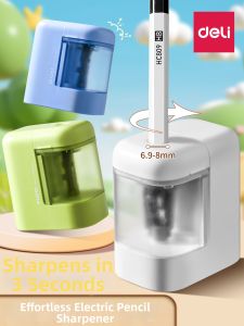 deli | Automatic Electric Pencil Sharpener for Children