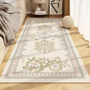 YINSHANG | Bedroom Beside Bed Rug High-end American Ethnic Style Anti-fall Slip-resistant Long Strip