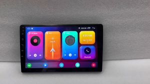 RICKY 9นิ้ว ใส่ได้กับรถทุกรุ่น 2din หน้าจอเทมเปอร์ 2.5D เครื่องเสียงติดรถยนต์ สเตอริโอ รถวิทยุ มัลติ