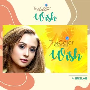 (Gratis Case) Softlens True Color Wish Normal Only Big Eyes 16mm