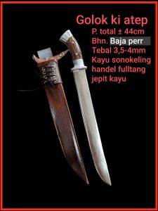 Golok sembelih | Golok kayu multifungsi handle duralium bahan baja per sepuh super tajam dan berkualitas
