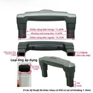 Phụ Kiện Hành Lý Kéo Áp Dụng Cho Tất Cả Các Thương Hiệu Túi Du Lịch Bằng Nhựa Có Thể Thay Thế Tay Cầm Kéo Tay Cầm Kéo Có Thể Mở Rộng