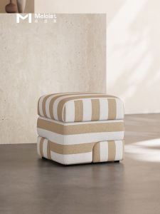 Melolat Designer Puzzle Square Low Bench Luxury Home Bedroom Makeup Room Living Room Clothes Cabinet Module Furniture