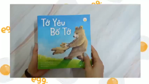Sách tranh ehon tình cảm gia đình cho bé - bộ I Love - Tớ yêu mẹ yêu bố mẹ yêu con (lẻ tuỳ chọn) Vizibook