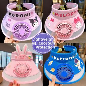 Sun Protection Childrens Cap with Fan