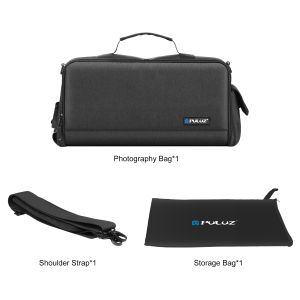 PULUZ | PULUZ Portable Camera Bag Crossbody Shoulder DSLR Bag Photography Digital Storage Lens Bag