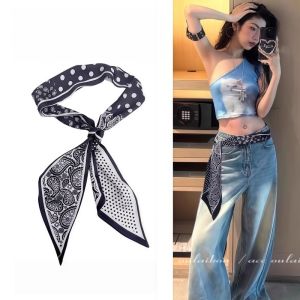 Khăn Choàng Nữ Dài Rộng Thời Trang Trang Trí Váy Quần Jeans Thắt Lưng Bohemian Phong Cách Mùa Hè Chống Nắng Hình Học