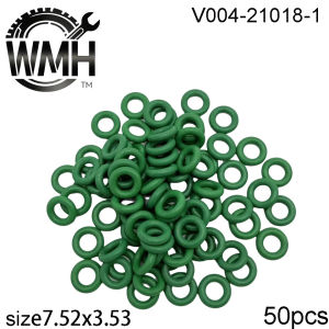 50Pcs Car Accessories Universal Fuel Injector Repair Kit Rubber O-Ring 21018-1 Size Is 7.52x3.53