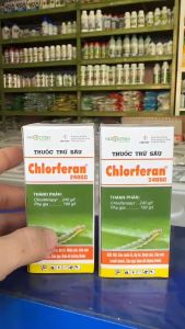 Thuốc trừ sâu Chlorferan 240SC_sâu cuốn lá Bọ trĩ Nhện gié Sâu năn (muỗi hành) Sâu đục thân 60ML