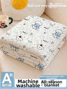 Gaorui | Double-sided Milk Velvet Air Conditioner Blanket for Singles
