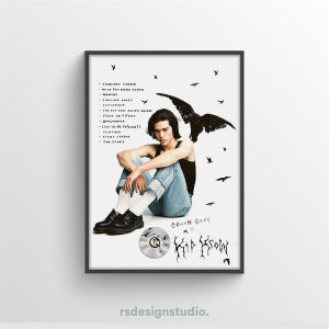 Pop Rap Music Album Cover Conan Gray Poster Aesthetic Rapper Hip Hop Rock Superache Kid Krow Canvas Print Wall Art Room Decor