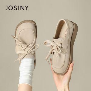 Josiny | Thick Bottom Soft Soled Loafers