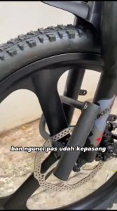 Gembok Sepeda Anti Maling Kuat / Gembok Cakram Motor Sepeda / U Lock Gembok Velg Motor Sepeda Depan