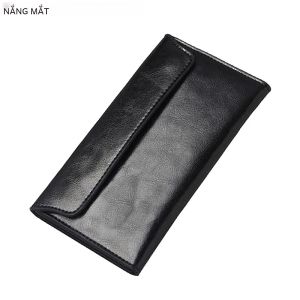 Mỏng Da Bò Thật Ví Nữ Dài Clutch Ví Đựng Tiền Xu Thiết Kế Sang Trọng Đựng Thẻ Ví Nữ Thời Trang 2022