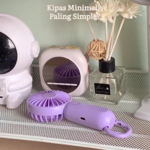 Rokeet Kipas Angin Mini Portable Genggam Cute Mini Fan USB Rechargeable