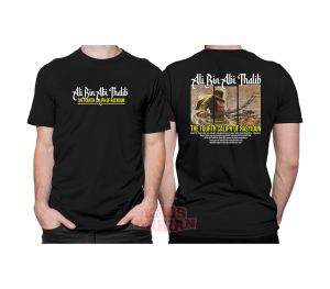T-SHIRT KAOS DAKWAH ISLAMI ALI BIN ABI THALIB THE FOURTH CALIPH OF RASYIDUN