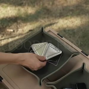 Portable Coffee Filter Dripper Holder + filter paper 100pcs set Stainless Steel Rack Camping Hiking Penapis