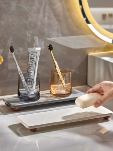 Baroquehouse | Silica Mud Water Absorption Bathroom Storage Tray